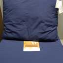 Outdoor Cushions for Patio Furniture,Outdoor Seat Cushion Set 24 x 24 x 5.75 Inch,Waterproof & Fade Resistant Outdoor Chair Cushions,Deep Patio Chair Cushion with Removable Cover,Navy Blue