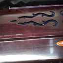 Harmonium Musical Instrument, Maharaja Musicals, 9 Stops, 3 1/2 Octave, Double Reed, Coupler, Dark Mahogany, 2024-25 Model, Standard, Padded Bag, A440 Tuned, Indian Sangeeta Harmonium - DC
