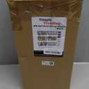 Simple Trending 6 Pack Wire Basket Wall Mount Baskets Hanging Baskets, Cabinets Organizer and Storage with Hooks for Kitchen, Garage and Bathroom