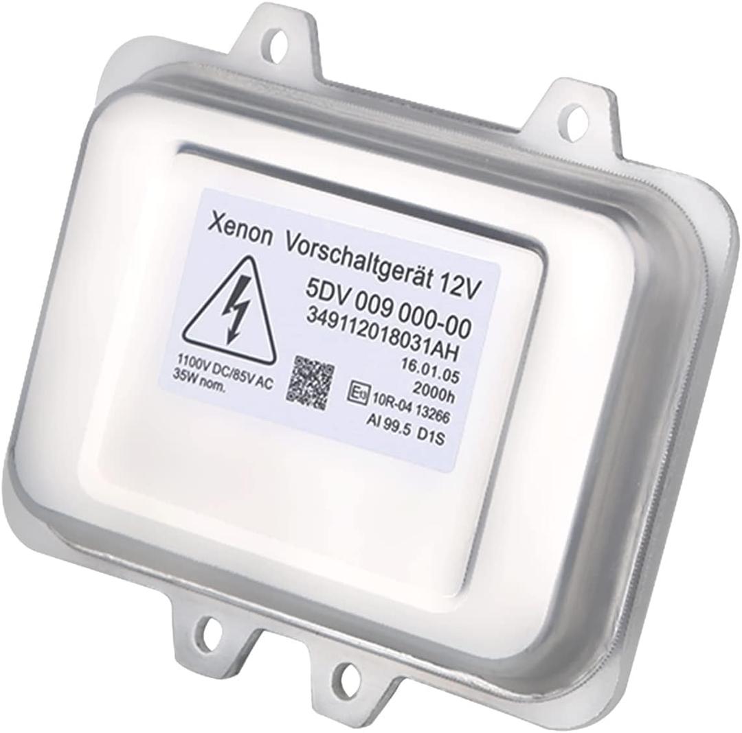 HID Headlight Ballast Replacement for 5DV 009 000-00 5DV00900000 Compatible with Cadillac Escalade BMW E60 Town & Country 5-series Jaguar Volkswagen Lincoln Chrysler Xenon