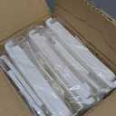 Stackable Plastic Organizers, Plastic Storage Bins, 3-Pack Collapsible & Foldable Storage Bins with Ventilated Design for Home, Closet, Pantry, Laundry, Space-Saving Storage Containers