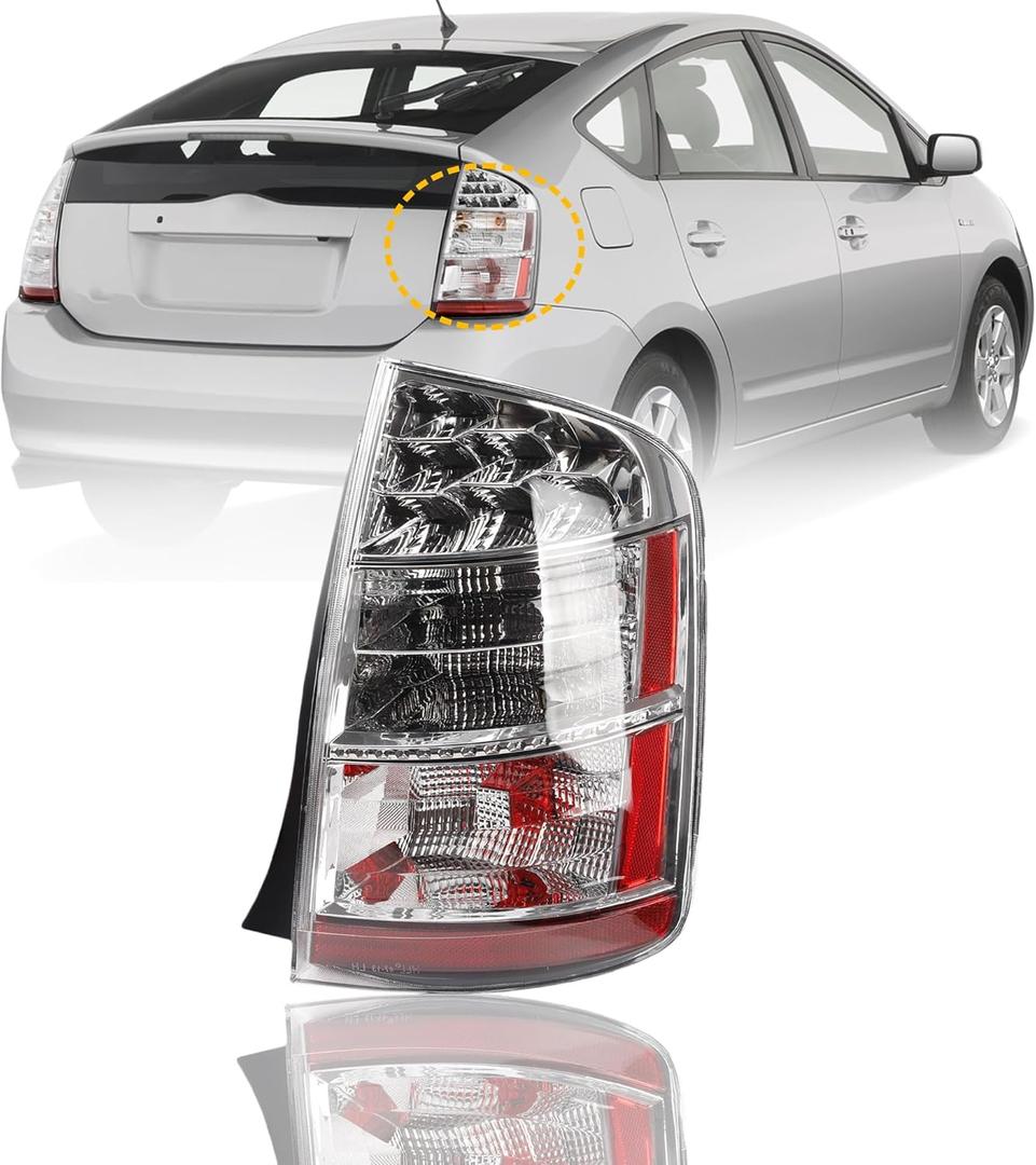 Dasbecan Passenger Tail Light Assembly Compatible with Toyota Prius 2006 2007 2008 2009 Replaces# 8155147071 TO2819135 Rear Right Light