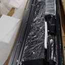 YITAHOME King Size Bed Frame with 4 Drawers and RGB LED Lights, Velvet Upholstered Platform Bed with Charging Station and Storage Headboard, No Box Spring Needed, Easy Assembly, Noise-Free, Black