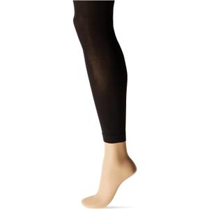 Hanes Script Footless Tights with X-Temp Technology, Same to Waist, Black (Medium)