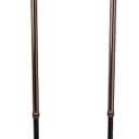 Medline Quad Cane, Small Base, Bronze - Reliable Mobility Aid for Stability and Balance, Supports up to 300 lbs, Pack of 2