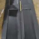 Bifold Door, for 72"x 80" Opening, Tempered Frosted Glass Black Folding Closet Door with Hardware Kit