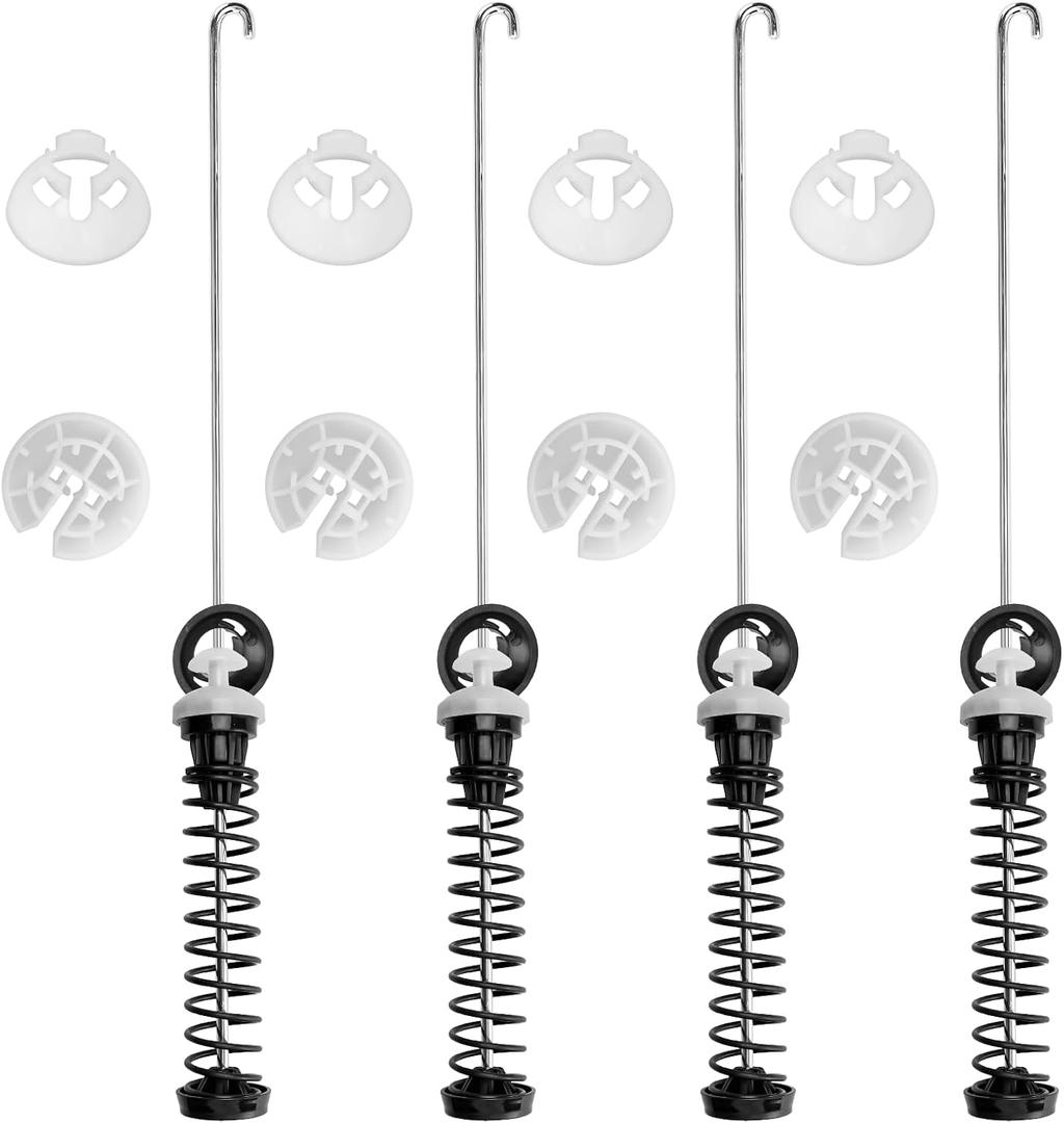 W11400156 W11187091 PD00065760 WTW7120HW0 MVW7230HW0 MVW7232HW0 WTW8127LC0 Washer Suspension Rods Kit (4 Pcs) for Maytag Kenmore Whirlpool Washer by Cenipar Replace 4962542 PS12731247 EAP1273124