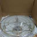 20" Gold Fandelier Ceiling Fans with Lights, Boho Rattan Chandelier Ceiling Fan with Light Remote Control, Mid-Century Modern Caged with 6 Speeds for Bedroom, Nursery