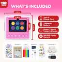 Instant Print Camera for Kids,2.4 Inch Screen Kids Instant Cameras, Christmas Birthday Gifts for Girls Age 3-12, Portable Toddler Toy for 3 4 5 6 7 8 9 10 Year Old Girls Boys Pink
