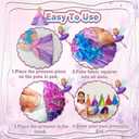 4 x mom&myaboys Poke in Fun Art Kit for Kids DIY Princess Craft Set Birthday Gifts for Girls Ages4-8,Mess-Free Art for Children Fun Activity for Boys Old 3 4 5 6 7 8 9,Christmas Gift for Kid 3 Up