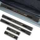 BILOPER Stainless Steel Door Sill Protector for Toyota Tacoma 2016-2025 Accessories Interior Door Entry Guard Cover Trim