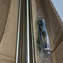 Dark Bronze Double Curtain Rods 72-144 Inch,1Front and 5/8Back Double Drapery Rod with Small Round Ball and Aluminum Brackets, Adjustable Dual Window Rod for Sheer/Blackout Curtains