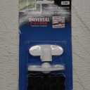 Prime-Line H 3892 Operator Tee Handle, 1-1/8 In. x 2-3/8 In., Diecast, White, Universal (2 Pack)