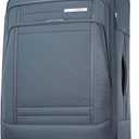 Samsonite UpLIFT Lightweight Large Checked Softside Luggage with Spinner Wheels - Expandable - Airline-Approved, Polyester Soft Suitcase for Ultra Light Travel - Elemental Blue, Size: Large Checked