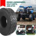 AR-PRO 20x8.00-8 Lawn Tractor Riding Mower Turf Tires Heavy-Duty 4 Ply Tubeless Tire Replacement for Zero Turn Mowers, ATVs, Garden Tractors, Golf Carts Set of 2 No Rim