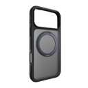 TORRAS Upgrade 360 Magnetic Stand for iPhone 17 PRO Case with Camera Control Button, Fit for MagSafe, Mil-Grade Protection, Slim Soft Edge Translucent Back for iPhone 17Pro 6.3 inch, Black