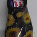 Sloggers Original Waterproof Rain and Garden Shoe for Women Outdoor Slip-On Garden Clog - Made in The USA with Premium Comfort Insole and Arch Support (6, Sunflower Print Black)
