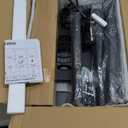 Height Adjustable Couch Armrest Table Tray  Tilting Top Swivel Side Table for Recliner, Sofa, Laptop, or Bed  Ideal for Eating, Reading, or Recovery Use (Black)