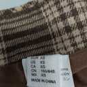 Floerns Women's Plaid Print Pleated Skirt Tartan School Uniform Mini Skirt Size XS