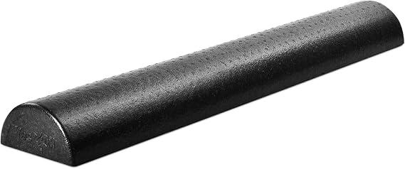 CanDo High-Density EPP Molded Foam Roller, Half-Round 6" Diameter x 36" Length – Extra Firm Physical Therapy, Balance & Ankle Rehabilitation Massager (Model 30-2290) 6-ft diameter 36 in length 15.2 CM x 91.4 cm