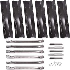 Grill Replacement Parts for Kenmore 6 Burner 146.23681310 146.47223610 14623681310 146.23766310 PG-40612SOL Gas Grill Flame Tamer 40800023 Burner 40700125 Crossover Tubes