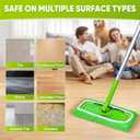 18-Pack Reusable Mop Pads Compatible with Swiffer Sweeper Mop - 100% Coral Fleece Washable Refills - Microfiber Dry & Wet Sweeping Cloths for Multi-Surface/Hardwood Floor Cleaning
