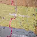 GeoMetro - Large Wall Map of the United States (39 x 55 inches) Full Lamination, all 50 States, Timezones, Interstates