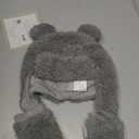 Tadpoles Super Soft Plush Sherpa Hat & Mittens Set, Grey