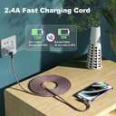 3 Pack iPhone Charger 10FT [Apple MFi Certified] Right Angle Lightning Cable Fast Charging Cord, Car Cable for iPhone 14 13 12 11 Pro/Pro Max/Mini/XS/XR/8 7 Plus, iPad, CarPlay