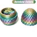 Dragon Egg 3D Printed Dragon Egg Articulated Crystal with Fidget Toy Executive Desk Toys Adults Fidget Toys (12'')