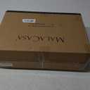 MALACASA 4.4 QT Baking Dish, 9x13 Large Casserole Dish for Oven, Ceramic Baking Pan, Rectangular Lasagna Pan Deep with Handles for Baking, Durable Microwave Oven Safe, Wedding Gift,White, Series BAKE-BAKE