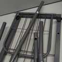 Metal Plant Stand Indoor Outdoor, 4 Tier 5 Potted Plant Shelf, Anti Slip Waterproof Flower Holders, Planter Shelf Display Rack Storage Organizer for Living Room Patio Lawn Balcony Garden (Dark gray)