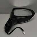 Right Passenger Side Door Mirror Compatible With 2010 2011 2012 2013 2014 2015 Toyota Prius With Manual Folding Power Glass White Replace#8791047170-PFM(3Pins)