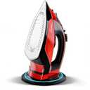 1500W Cordless Iron for Clothes, Wireless Steam Iron with Rapid Heating & Auto Shut Off, for Effective Wrinkle Removal