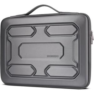 DOMISO 14 inch Laptop Sleeve with Handle Shockproof Computer Bag Waterproof EVA Protective Carrying Case for 14" ThinkPad E480/Yoga 920/13.5" Microsoft Surface Book/HP Pavilion 14 Stream 14, Dark Grey