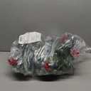 Christmas Garland,Christmas Garland with Lights,Xmas Decor,9 ft Rattan Artificial Flower Vine Plants Xmas Decorations for Indoor Outdoor Home Mantel Fireplace Stairs