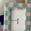 4x6 Inch Soft Faux Fur Photo Frame, Decorative Small Picture Frame for Desktop, Bookshelf, Wall Hanging, Home or Office Decor