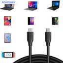 ROAYEWEY USB Type C Replacement for 45W Chromebook Charger Compatible with HP Chromebook 14 X360 USB C Power Supply Adapter