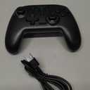 Switch Controller, Wireless Switch Controller Compatible with Switch Controller/Swicth 2/Switch Lite/OLED, Wireless Switch Controllers Work with iOS/Android/PC with RGB Light, Programmable, TURBO & Wakeup (Black)