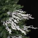 6 Pcs Christmas Tree Picks and Sprays 19.7 '' Acrylic Bead Drops Flower Crystal Bud Branches Acrylic Water Drop Beaded Christmas Tree Decorative Sticks for Vases Xmas Wedding Bridal Bouquets