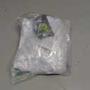 PINSPARK Racerback Crop Tank Tops for Women Longline Padded Sports Bra Scoop Neck Workout Yoga Top (X-Large, White)