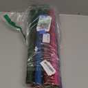 Nitelemn 5 Colors Transparent Colored Cellophane Wrap, Cellophane Paper Roll for Gift Baskets, Treats Wrapping, DIY Arts Crafts Project Decoration(17” x 10ft x 5Rolls) (Multicolor-01)