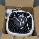 Air Purifiers for Home with High Efficiency Filter Up to 1076 Ft for Pet Hair, Odors, Pollen, Smoke, Compact Air Cleaner with 3 Speeds, Timer, Aroma Quiet 360Intake Filter, White