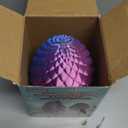 24'' Large 3D Printed Dragon Egg with Chinese Dragon Toy Inside, Reusable Big Dragon Egg for Fidget Play, Desk Decor & Storage, Collectible 2026 Graduation Gifts for Boys Girls Him Her (Red Blue)