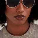 Maui Jim Men's and Women's Mavericks Polarized Aviator Sunglasses - Gold/Hcl Bronze Polarized