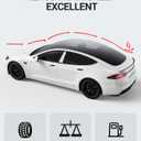 BASENOR 2022-2026 Tesla Model S Performance Spoiler ABS Material Rear Spoiler Wing OEM (Matte Carbon Fiber) Rear Trunk Lip [Proprietary Design] Model S Pro Accessories