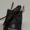 FEISEDY Retro Oval Womens Sunglasses, Trendy Cat Eye Skinny Chic Narrow Y2K 90s Small Sunnies B9177
