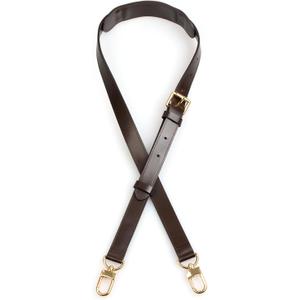 jiesinlov Genuine Leather Strap Replacement Crossbody Adjustable with Shoulder Strap Pads for Keepall 45 50 55 60 Travel Duffel Bags (Coffee1.0in)