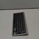 TECKNET 2.4G Wireless Keyboard, Small Wireless Keyboard with Media Hotkeys, Mini Keyboard Compact Wireless Keyboard, 12-Month Battery Life, Compatible with PC, Desktop, Laptop, Smart TV - Grey