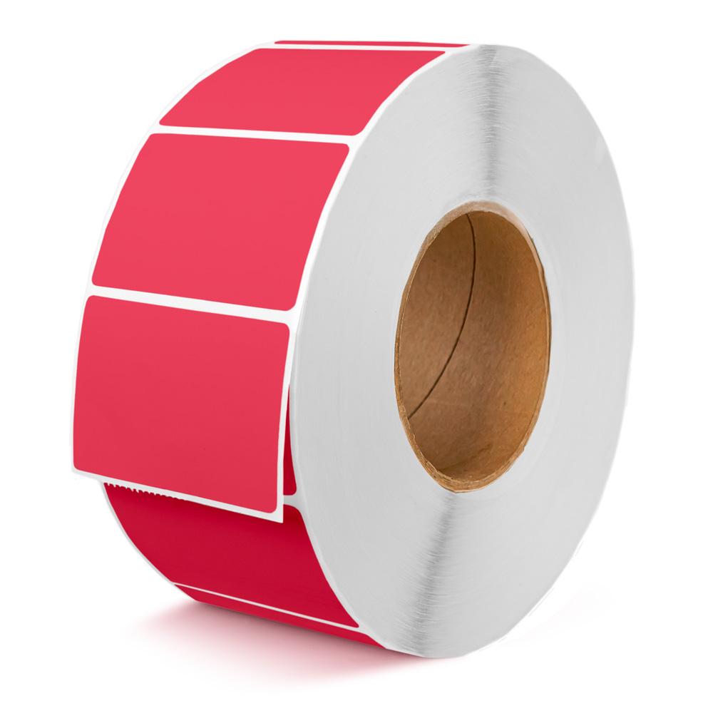 Pre-print Labels 3 × 2 Inch 12" OD Red Pac 10804 Approx.Quantity /Carton 22500, 3 Pack